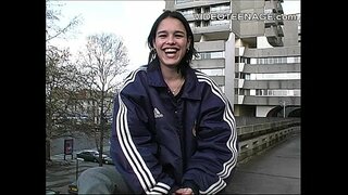 Sexy brunette teen castio