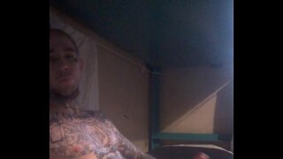 Бел човек, голем кур, cum шут