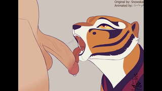 Kung Fu Panda Furry Yiff Tigerin Blowjob