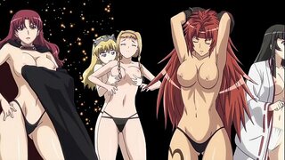 аниме Queen&#039;s Blade ova бирүен үтенә һәм җенси кызлар